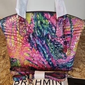 Brahmin Duxbury Desiree Melbourne Leather Satchel New With Tags